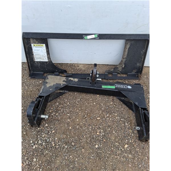 ** Kodiak Skid Steer Universal 2-piece Mount Plate Adaptor - Pickup Only