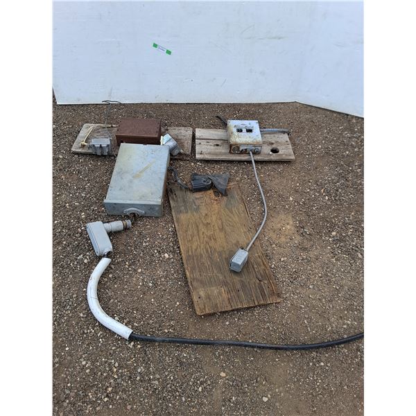 ** Electrical Panels with Mounts - As is - Pickup Only