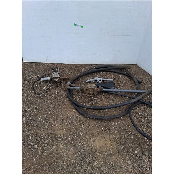 ** Black & Decker HD Drill - Works, Fuel Pump Handle, Water Valve & Hosing, Bike Seat - All As is