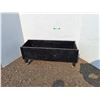 Image 1 : **  Wooden Box on Caster Wheels 37" x 13" x 17" - Cannot Ship