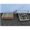 Image 1 : **Handsaw, Bucket of Assorted Nuts and Bolts, and Drawer of Tiles, Cannot Ship