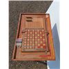 Image 2 : **Vintage Wooden Game Table 32" x 30" x 22" - Cannot Ship