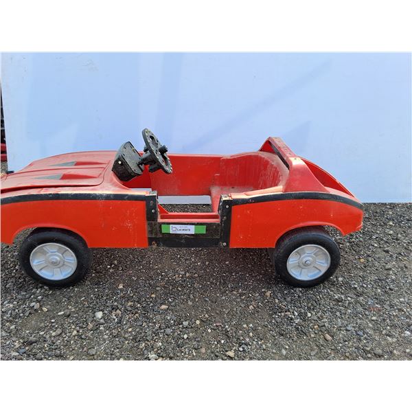 **Kids Plastic Pedal Car Steers and Drives, As Is, Cannot Ship