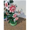 Image 3 : **(2) Decorative Yard Flowers 37" - Red, Blue, Cannot Ship