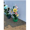 Image 3 : **(2) Decorative Wooden Flowers, Cannot Ship