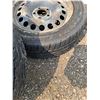 Image 2 : **Set of (4) Tires with Steel Rims - 215/55R16, Cannot Ship