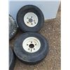 Image 3 : **(2) 4 Bolt Pattern Tires, (2) 5 Bolt Pattern Tires, Same size, 5.7-8, Cannot Ship