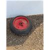 Image 3 : **(2)Wheelbarrow Tires 9.5"Rims and  14.5" Tire Diameter, Cannot Ship