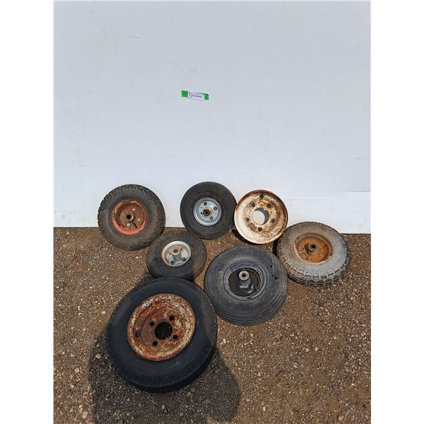 **Various Pneumatic Tires and Rim - Various Size, Cannot Ship