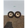 Image 1 : **(2)  Pneumatic Wheels - 13 x 5.00 - 6, Cannot Ship