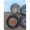 Image 3 : **(4) Pneumatic Wheels - Various Size, Cannot Ship