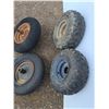 Image 4 : **(4) Pneumatic Wheels - Various Size, Cannot Ship