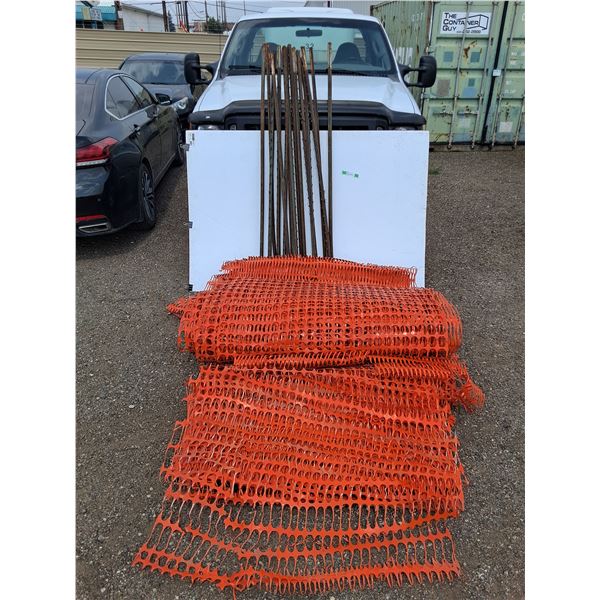 **Snow Fence, Approx 450ft Length and (15) Metal Stakes Cannot Ship