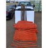 Image 1 : **Snow Fence, Approx 450ft Length and (15) Metal Stakes Cannot Ship