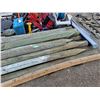 Image 3 : **(18) Wooden Treated Fence Posts 8' x 5" and 10' 4" x 4" Post ,Cannot Ship