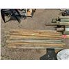 Image 1 : **(36) Wooden Treated Fence Posts 71"  x 3", Cannot Ship