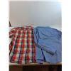Image 5 : (2) Large Men's Shirts (Santa Marta Long Sleeve, Old Navy Button-up T)