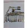 Image 2 : Vintage Mostly Silver-Plated Cutlery