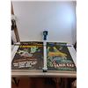 Image 1 : (2) Vintage 21" x 29" Movie Posters (Frankenstein & The Black Cat)