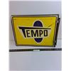 Image 1 : Vintage Metal Tempo Sign - 18" x 14"