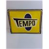 Image 2 : Vintage Metal Tempo Sign - 18" x 14"