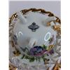 Image 2 : Vintage Castle 3-footed Porcelain Tea Cup & Saucer