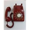 Image 2 : Vintage ITT Red Rotary Telephone
