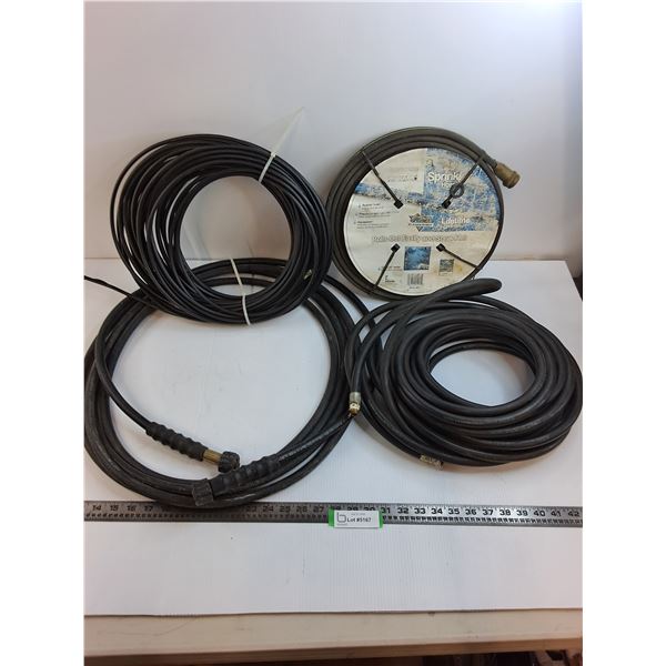 ** (4) Lengths of Hose/Cable (Co-Axial, Sprinkler, Plumbing)