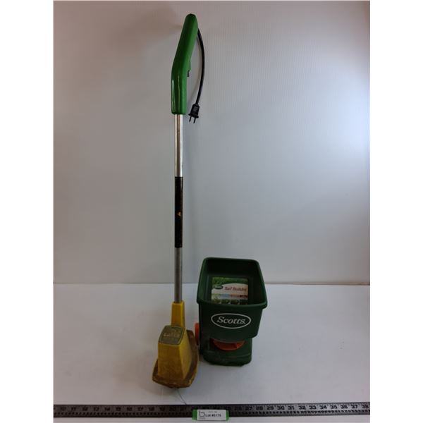 ** Electric Weed Eater Model 307 - Tested, Scotts Fertilizer Spreader-Pickup Only