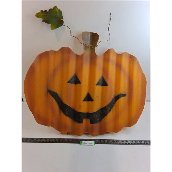 ** Metal Outdoor Halloween Decor - 28" x 24" - Pickup Only