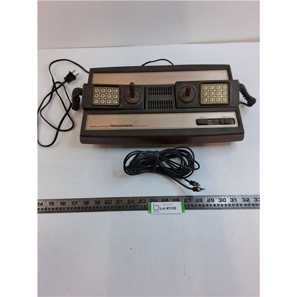 Mattel Electronics Intellivision Black Screen Video Game System - Untested - As is