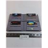 Image 1 : (4) Nintendo Video Game Cartridges (Road Runner, Jeopardy, Super Scope6, Sim Earth) Cannot Authentic