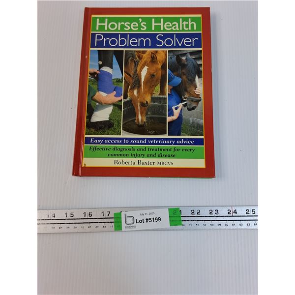 Horse's Health Problem Solver Book - Roberta Baxter