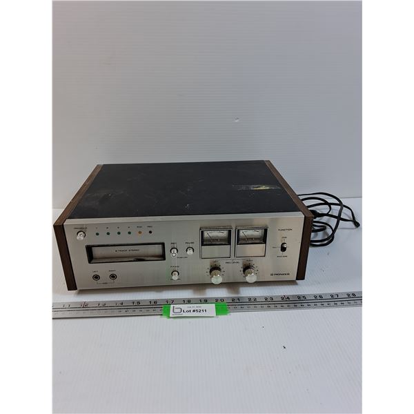 Pioneer 8-Track Stereo System - As Is