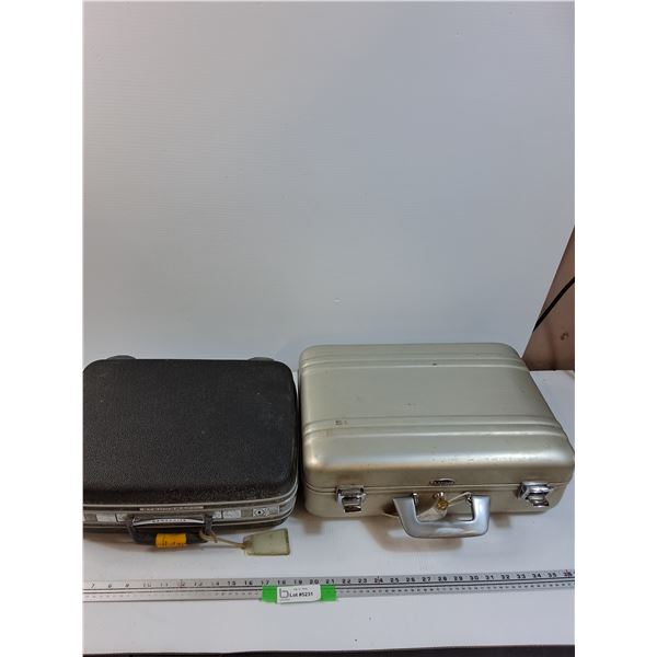 (2) Vintage Suitcases: Stenograh w/Contents & Centurion