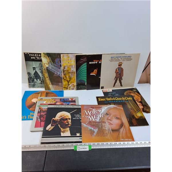 (12) Records: Saskatoon Church Choir, Classical, Folk, Misc