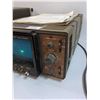 Image 3 : Telequipment Osciloscope - Type D1010 & Hewlett Packard Graph Recorder - Powers On - As Is