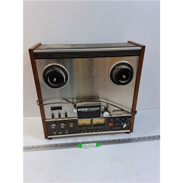 Teac Model A-330SR Reel to Reel Recorder - Powers On, As Is - CANNOT SHIP