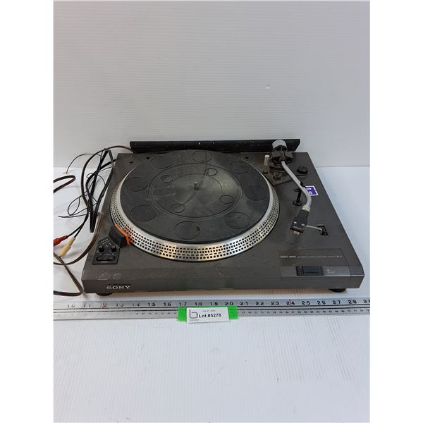 Sony Direct Drive Turn-Table/Record Player - Powers On, As Is - CANNOT SHIP