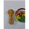 Image 3 : Smoking Paraphernalia Lot: (2) Pipes & (1) Ash Tray