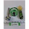 Image 1 : Smoking Paraphernalia Lot: (2) Pipes & (1) Ash Tray