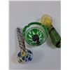 Image 3 : Smoking Paraphernalia Lot: (2) Pipes & (1) Ash Tray
