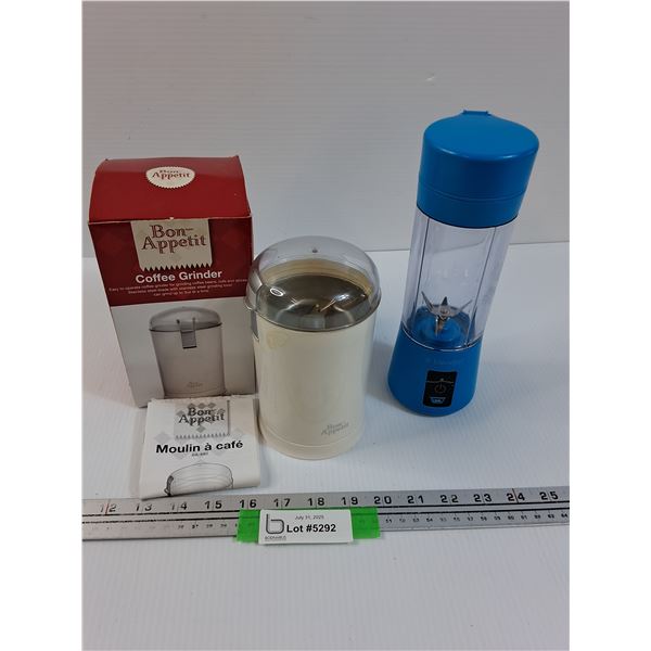 Bon-Appetit Coffee Grinder - Powers On & Blendjet - As Is (No Cord)
