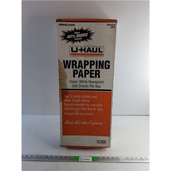 U Haul Wrapping Paper - Sealed  -  PICK UP