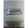 Image 1 : (6) Aluminum Trays 12" x 13" x 3" and Food Container Lids 8" x 5 3/4"