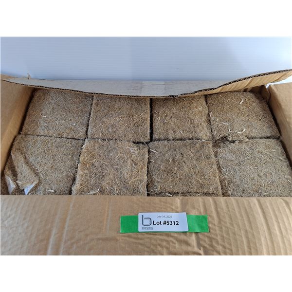 Hemp Fiber Grow Mats 5" x 5"