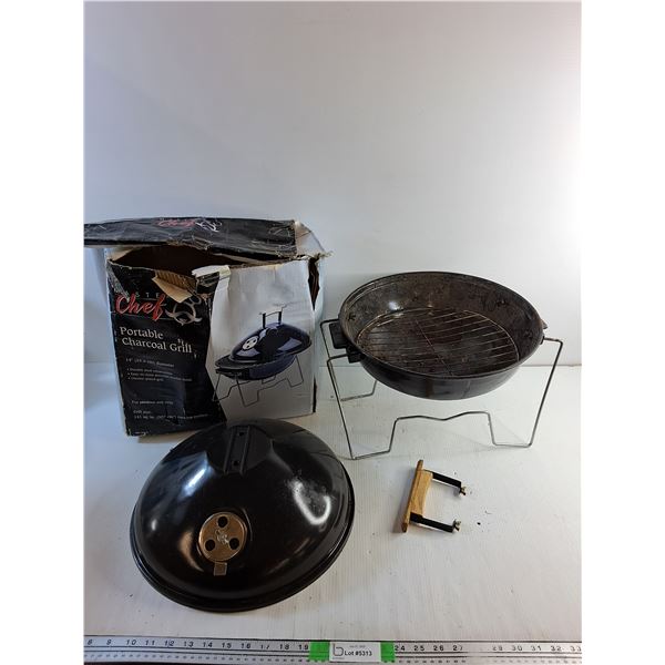 Portable 14" Charcoal Grill - Pickup Preferred
