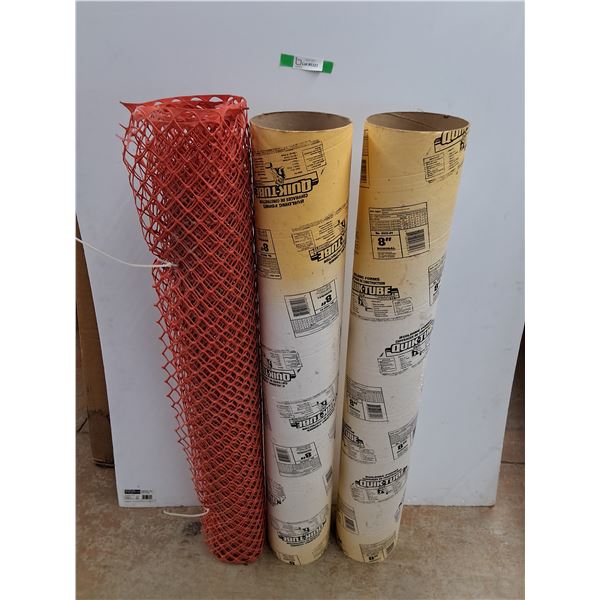 49" Snow Fence and (2) 48" x 8" Building/Concrete Forms - Cannot Ship