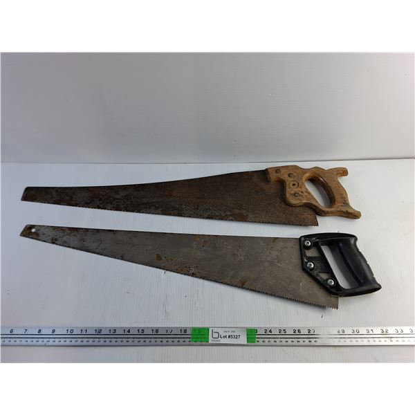 (2)  26" Hand Saws