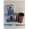 Image 1 : Esso Extra Multigrade 10W30 Motor Oil - Sealed and Esso Essolube HD Motor Oil Empty Can - PICK UP